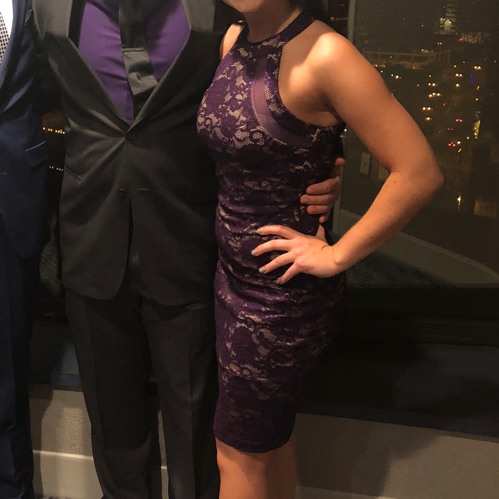 Purple Lace Dress
